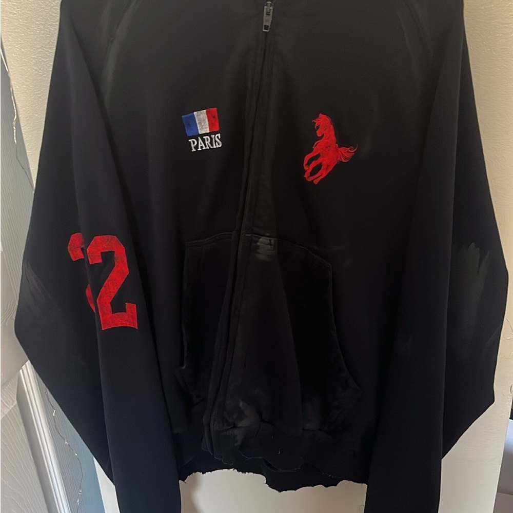 Balenciaga muddy polo hoodie